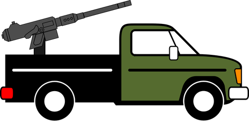 Image clipart vectoriel véhicule de combat