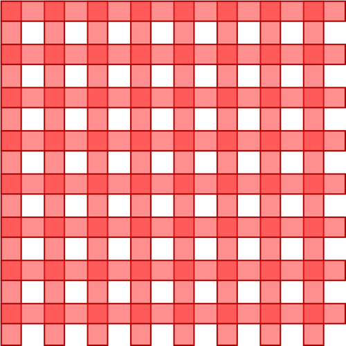 וקטור אוסף של דפוס שחמט אדום ולבן