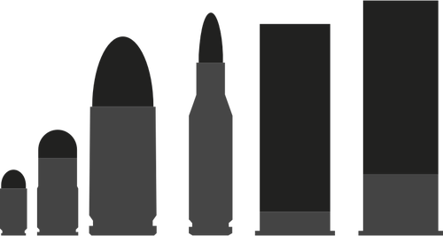 Silhouette-vektor-Illustration des Satzes Kugeln