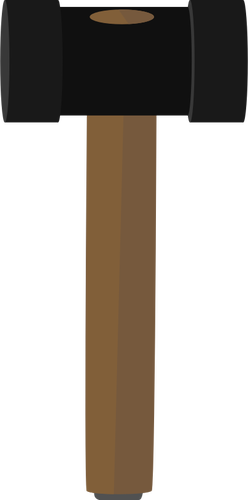 Ilustración vectorial del martillo del club
