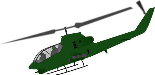 Вертолет векторное изображение