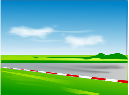 Vektor-Illustration von Road racing