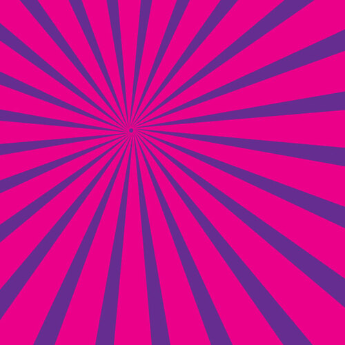 Radiale Sonnenstrahlen rosa Farbe