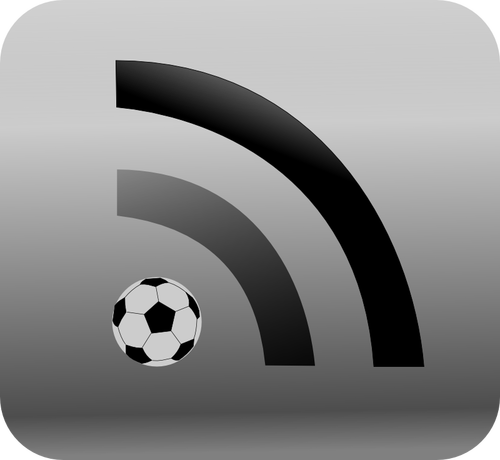 RSS-feed voor sport nieuws vector afbeelding
