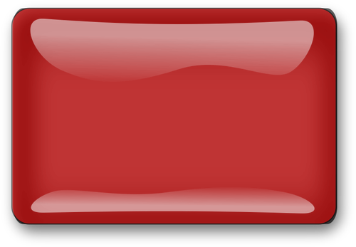 Glänzend rote Schaltfläche Vektor-illustration