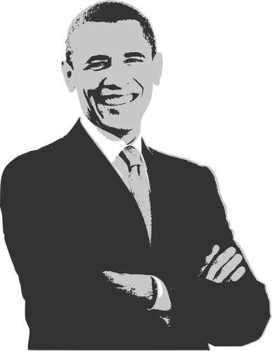 Gambar vektor Barack Obama