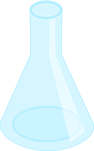 Erlenmeyer flask vector image