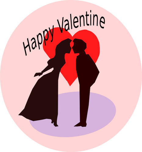 Heureuse illustration vectorielle de Valentine