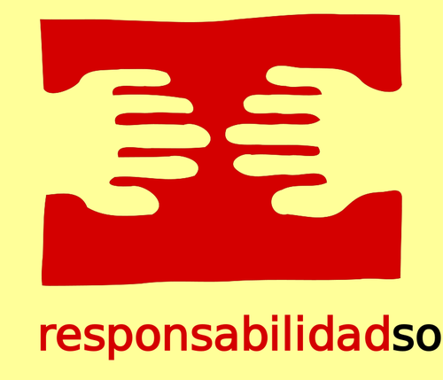 Responsabilidad социальной логотип векторной графики