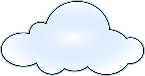 Net wan cloud vector image