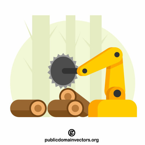 Robotzaag voor hout