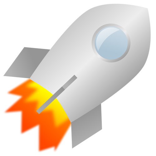 Mainan roket vektor gambar
