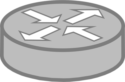 Směrovače symbol vektorový obrázek