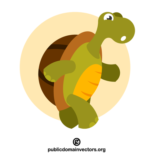 Rennende schildpad