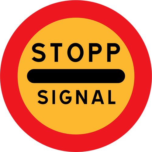托普信号道路标志矢量图形