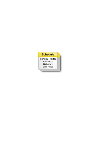 Векторный рисунок из белого и желтого расписание программного обеспечения