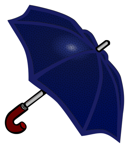 Umbrela albastră