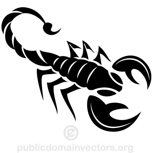 Scorpion Vektor Klipart