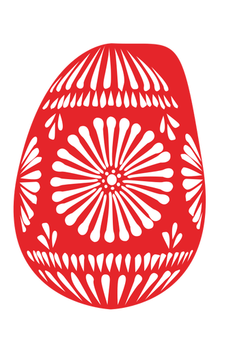 Ilustração em vetor de ovo de Páscoa