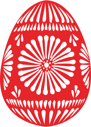 Векторный рисунок Пасхальное яйцо