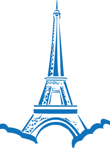 Eiffelturm-Vektor-illustration