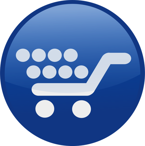 Shopping cart vettoriale icona immagine