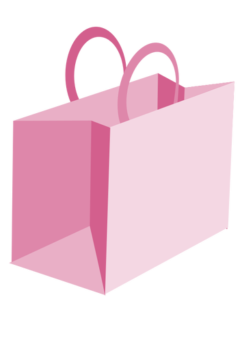 Geanta shopping roz