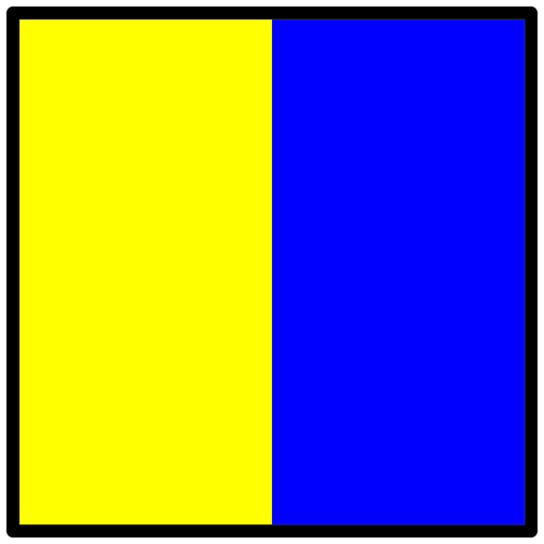 İki renkli deniz sembolü