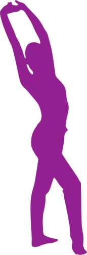 Purple dancer icon