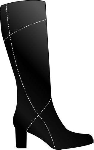 Grafica vectoriala de simplu cizme pentru femei