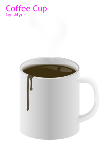 Imagine vectorială de cafea în Cupa