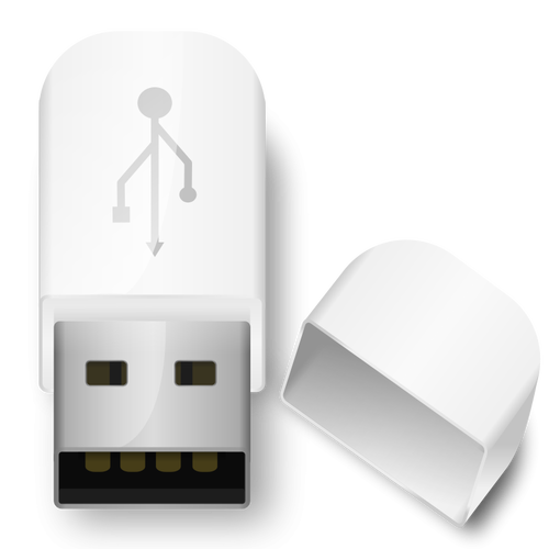 Vektor illustration av USB-minne