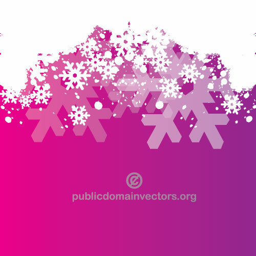 Snowflakes vector graphics