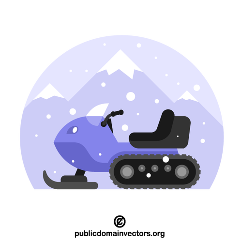 Vehicul snowmobil