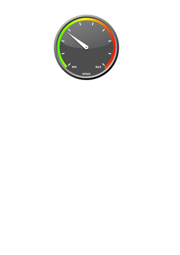 Warna speedometer vektor gambar