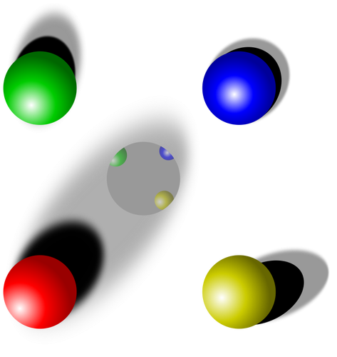 Spheres vector graphics