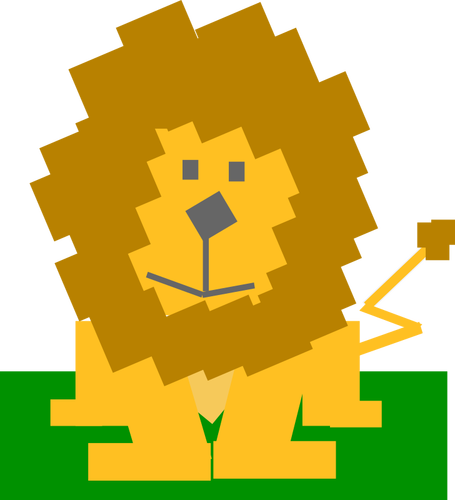 Singa kartun hewan