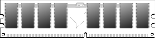 RAM-Speicher-Vektor-Bild