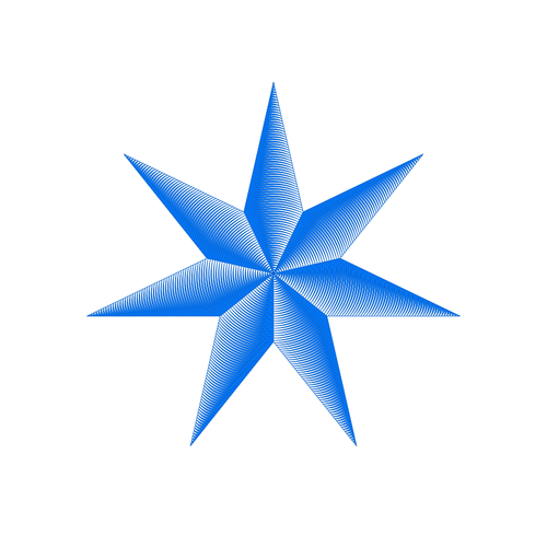 Imagen de la estrella azul
