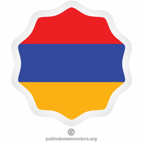 Armenian flag symbol