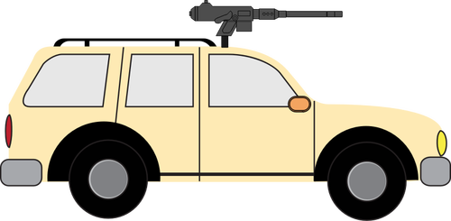 Improvisierte fighting Vehicle Vektor-Bild