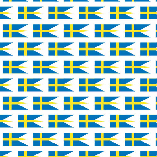 瑞典国旗无缝模式