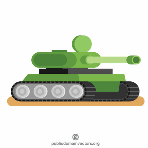 Image de dessin animé de véhicule militaire