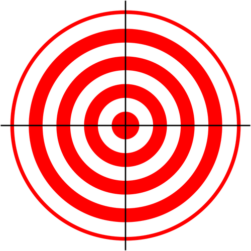 Vector image of target