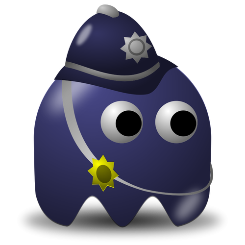Spel sheriff icoon vector afbeelding