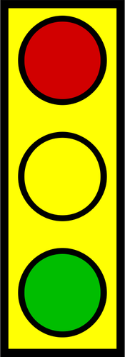 Immagine vettoriale della piccola fermata simbolo luce