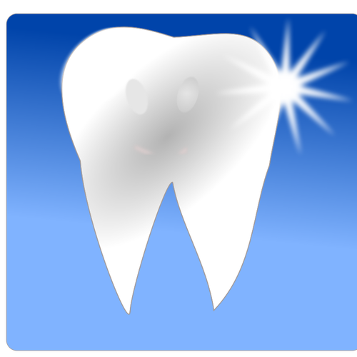 Teeth whitening vector image