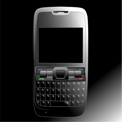 ब्लैकबेरी मोबाइल फोन वेक्टर छवि
