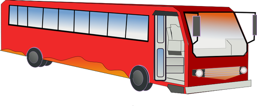 Clipart de bus vector