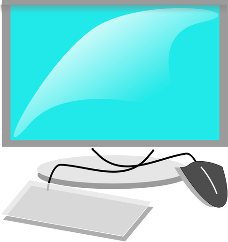 Mac som datamaskinen konfigurasjon vektor image